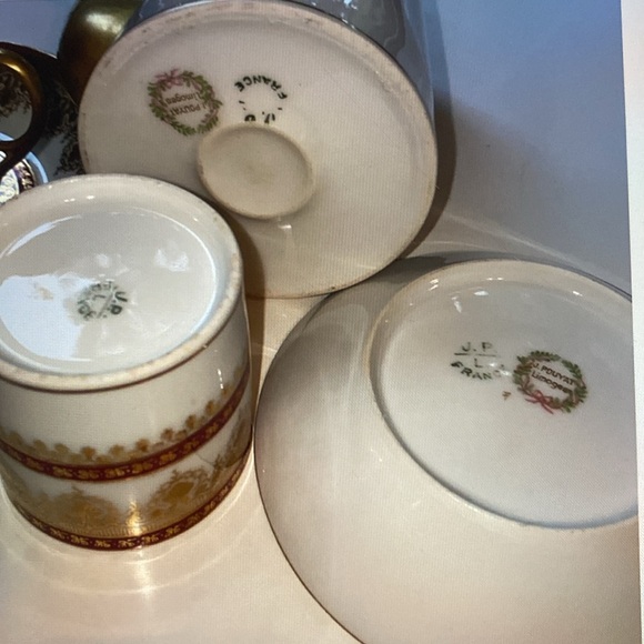 Vintage Limoges Demittasse Set - Picture 4 of 5